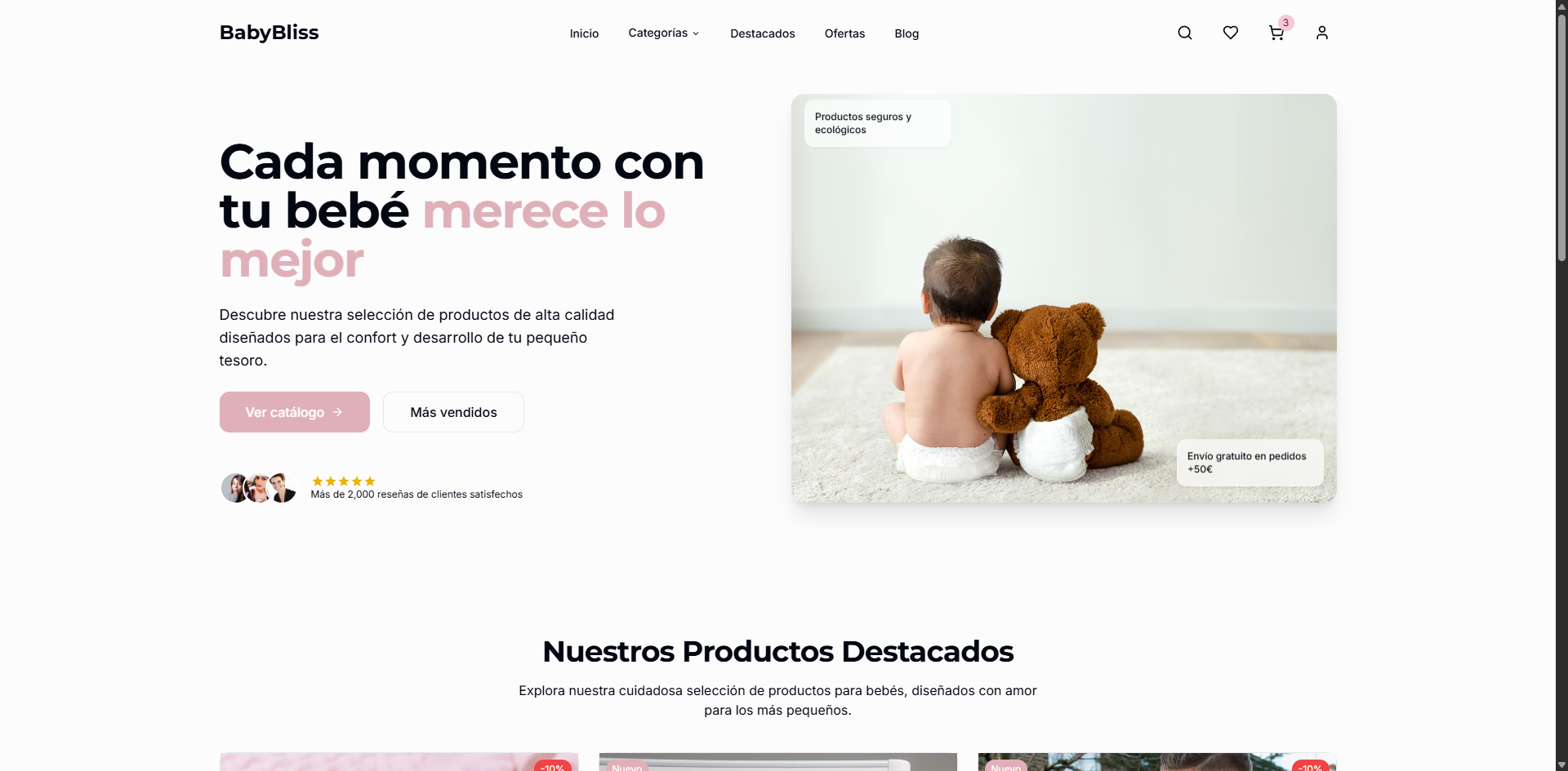 Desarrollo Web Personalizado - BabyBliss
